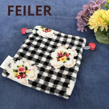 FEILER 페이러 파우치 미니 복조리 비시 체크 꽃무늬 완판템