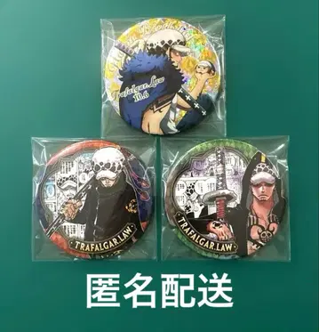 ONE PIECE 원피스 트라팔가 로 캔뱃지 x 3