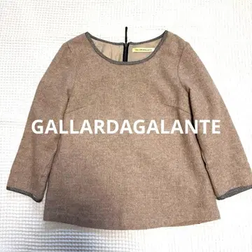 GALLARDAGALANTE 울 혼방 7부 소매 상의