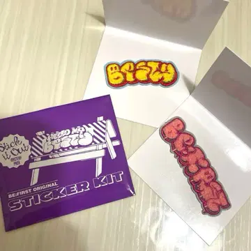 BE:FIRST 자수 스티커 2장 세트
