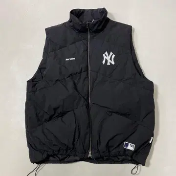 Perushu x MLB 스탠드넥 충전솜 베스트 양키스
