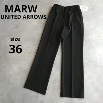 [ 인기 ] MARW UNITED ARROWS 트윌 플레어 팬츠 블랙