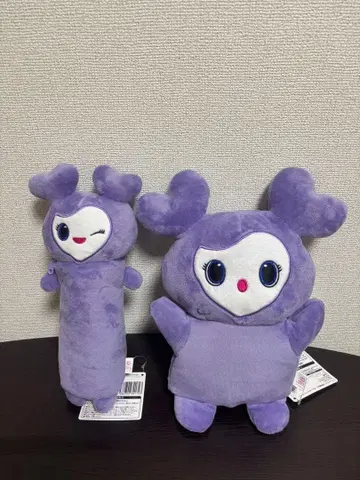 GIGO TWICE 사나 봉제 인형 퍼펫 노비후냐 파우치 2세트