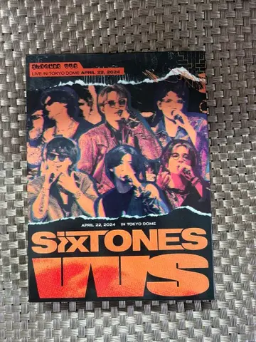 SixTONES VVS 초회반 Blu-ray