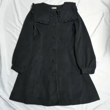 미사용 axes femme POETIQUE 세일러 카라 코트 블랙 M