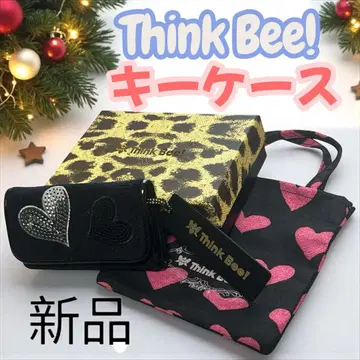 [ 새상품 ] Think Bee! 하트 키케이스 블랙 선물 기프트