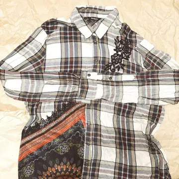 Desigual (데시구알) 셔츠 롱 슬리브 CAM