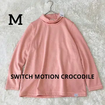 [ 새상품 택 포함 ] 스위치 모션 크로커다일 터틀넥 핑크 M