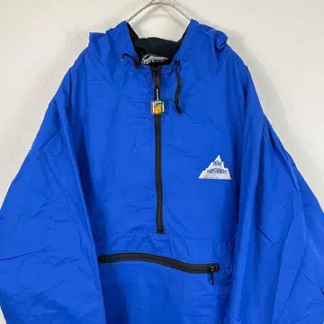 USA 제조 90s peakperformers 하프 지퍼 아노락 후드티