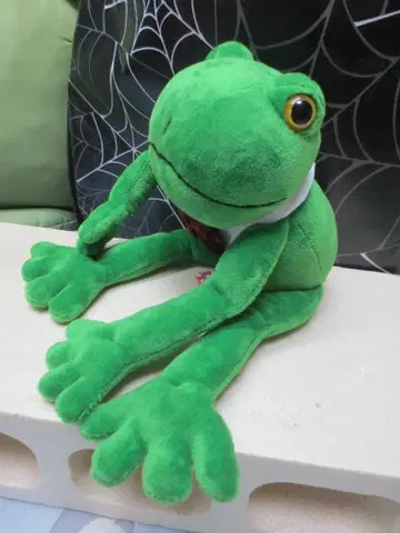 택 포함 개구리 브리토 봉제 인형 그린 S Brito 정품