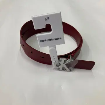 Calvin Klein Jeans 와인 레드 벨트 S/M/L/XL