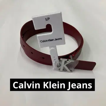 Calvin Klein Jeans 와인 레드 벨트 S/M/L/XL