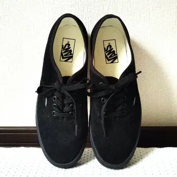 VANS 오센틱 스웨이드 블랙 27cm