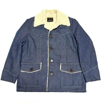 80s XL 상당 JCPenney 데님 보아 자켓 남성용 워크 빈