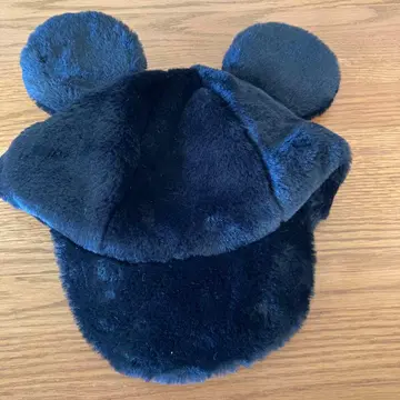 미키마우스 귀도리 모자 네이비 57.5cm