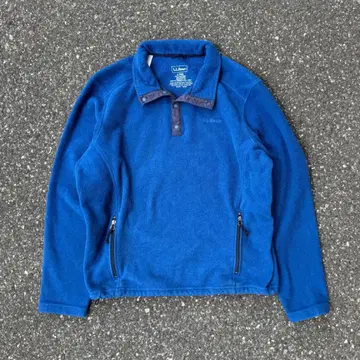 L.L.Bean 원포인트 자수 스냅 플리스 자켓