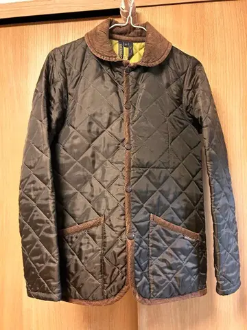 유나이티드 애로우즈 별주 라벤햄 브라운 퀼팅 자켓 36