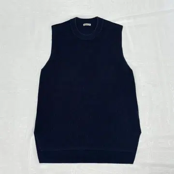 AURALEE HARD TWIST RIB KNIT SLEEVELESS