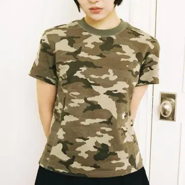 webhouse 카모플라쥬 T셔츠
