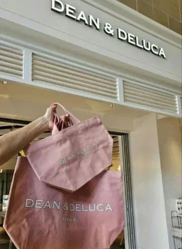 DEAN & DELUCAHawaii 핑크 토트백 L 사이즈만