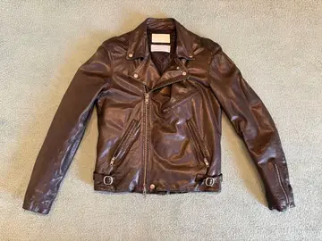 URBAN RESEARCH ID 더블 라이더 자켓 S 램 가죽