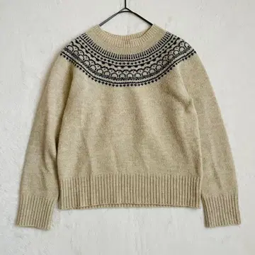 마가렛호웰 페어아일 울 니트 2 아이보리