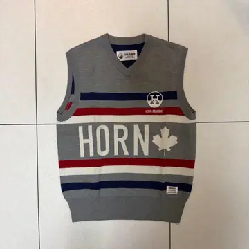 HORN GARMENT V넥 스트라이프 베스트 46
