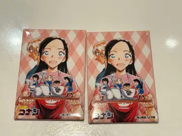 명탐정 코난 선데이 프리미엄샵 랜덤 스퀘어 캔뱃지 아뮤즈