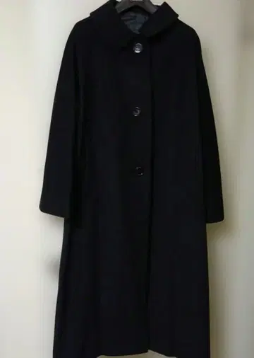 카요 코트 A 라인 블랙
