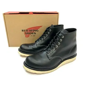 RED WING 레드윙 8165 플레인토 가죽 신발 블랙