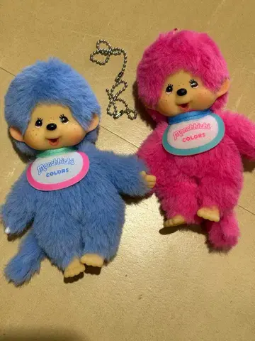 몬치치 파랑 핑크 2체