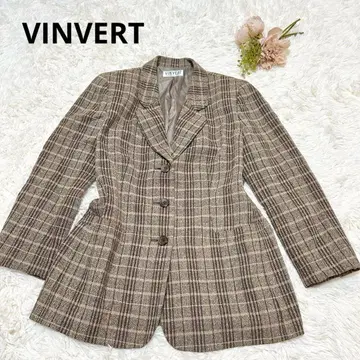 새상품급 VINVERT 반베르 긴팔 자켓 브라운 13ABR
