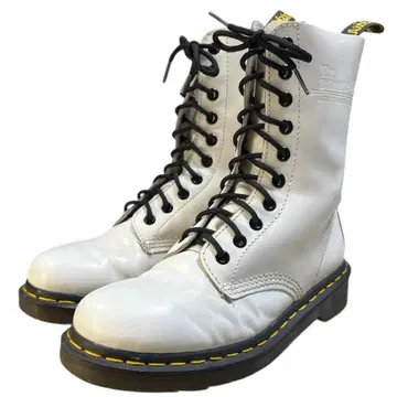 Dr.Martens 닥터마틴 10홀 영국제 잉글랜드 화이트 24cm