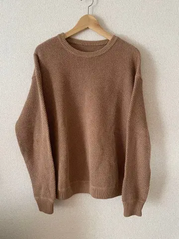 crepuscule 크렙스큐어 사슴 무늬 크루넥 니트