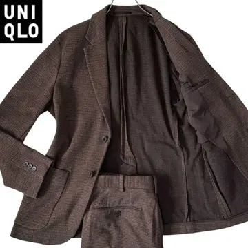 유니클로 컴포트 자켓 셋업 하운드투스 체크 M