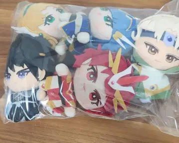 마법기사 레이어스 미니콜레! 봉제 인형 마스코트 2 5종 세트