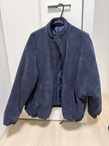 엔 네이비 코듀로이 자켓