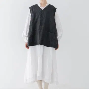 nest Robe 네스트로브 헤비 린넨 에이프런 베스트