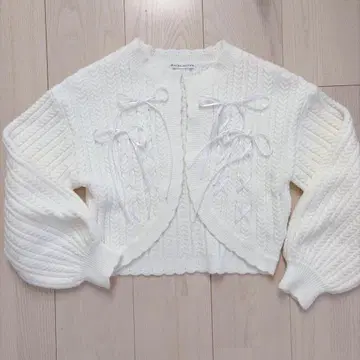 미사용 새상품 택 포함 윌 셀렉션 랜덤 리본 볼레로