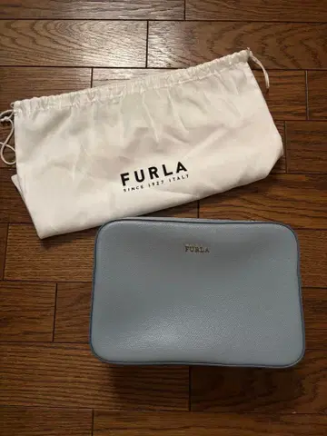 FURLA 블루 숄더 수납 가방 훌라