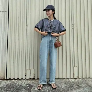 epa BIG JOHN 별주 와이드 스트레이트 진스 에파 데님