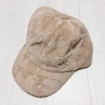 하라페코 상점 퍼 캡 베이지