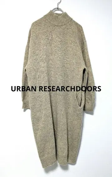 URBAN RESEARCHDOORS 니트 롱 원피스 긴팔
