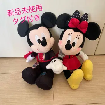 미사용 새상품 미키&미니 페어 봉제 인형