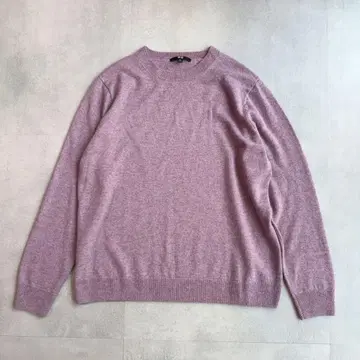 UNIQLO 유니클로 캐시미어 100% 크루넥 긴팔 니트 XXL