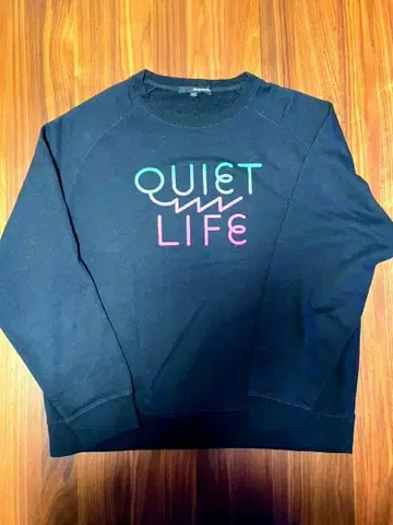 QUITE LIFE 블랙 트레이닝복