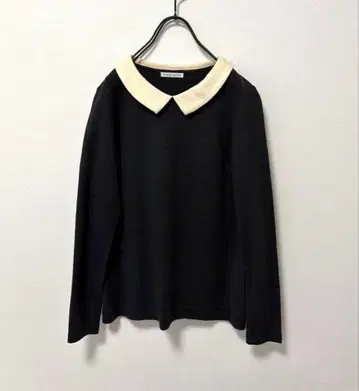 atelier naruse 아틀리에 나루세 카라 부착 울 니트