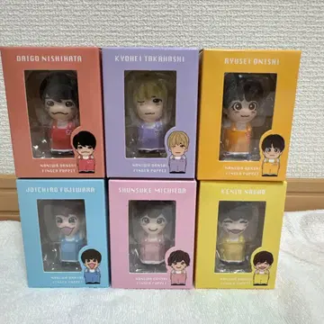 나니와단시 손가락 인형 6체 세트