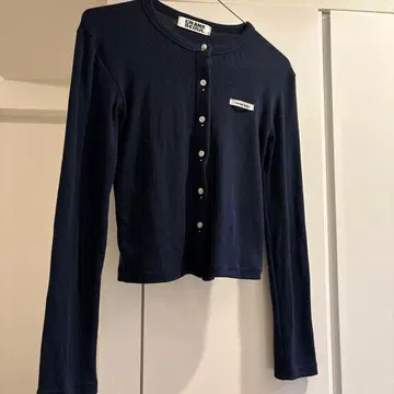 [ CRANK ] KNIT STUD BUTTON CARDIGAN