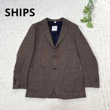 SHIPS 쉽스 트위드 울 자켓 패치 포켓 S 사이즈